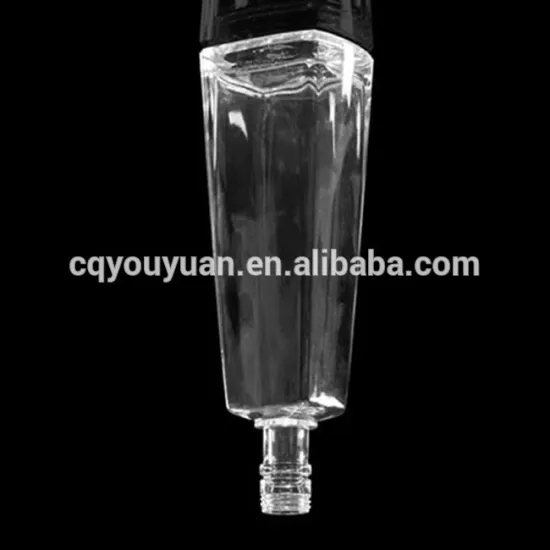 Custom Flint Engrave Vodka Bottle 750ML Glass Spirit Bottles Screw Top