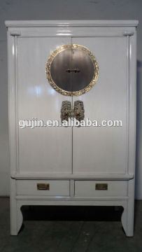 Ming Style Aspen Wood Wardrobes Storage Cabinet