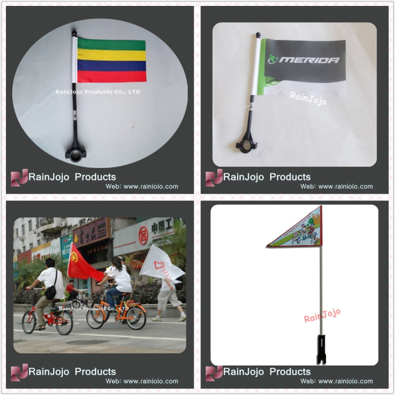 Bicycle Flag with Plastic Pole