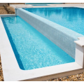 Aqua Blue Pool Glass Mosaic Tile