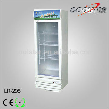 298L slim type upright beverage chiller