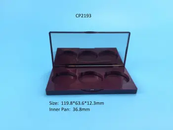 3 colors empty eyeshadow palette