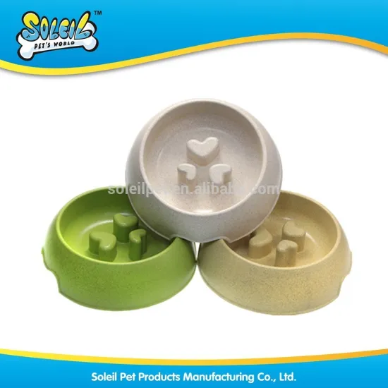 Best Design Plastic Straw Slow Feeder Bowl For Pet