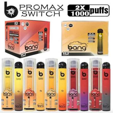 Bang Pro Max Switch Double saveurs 2000 bouffées