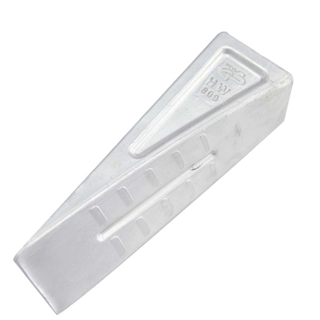 Splitting Aluminium Wedge with Wooden Wedges