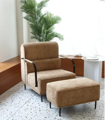 Modern Single Fashion style cushions sofa livingroom sofa