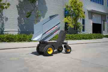 Mini Electric Dumper XN450E-компактная тачка батарейных батарейных батарей для строительства, озеленения и транспортировки материалов