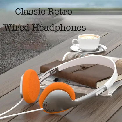 TK Classic American Retro Wired Headphones