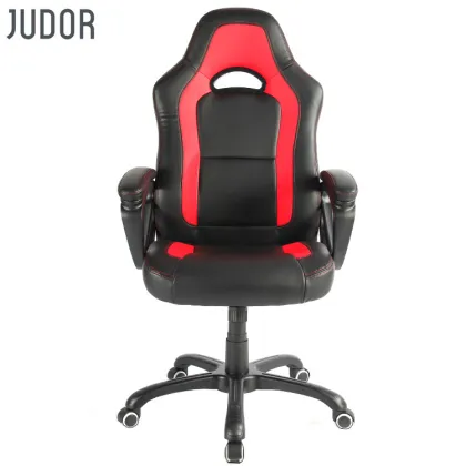Judor Swivel Red Gaming Office Chair Gaming Racing Chair