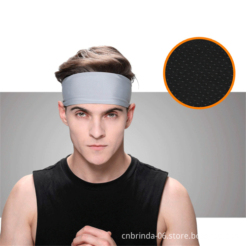 Sweatband for Men Women Elastic Sport Hairbands Head Band Yoga Headbands Headwear Headwrap Sports Hair Accessories Safety Band