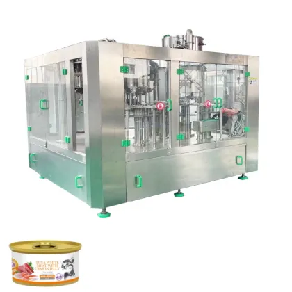 Canned Minced Beef Filling and Sealing Machine for Wet Cat Food