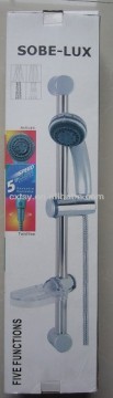 Rain shower sliding bar with soap dish shower support bar handheld shower slide bar shower sliding bar