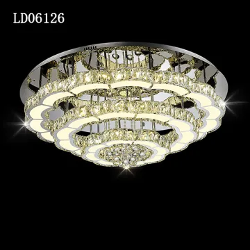 chandelier modern suspension led crystal light