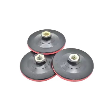 Plastique en plastique durable de 4,5 pouces de polissage rond pour broyeur d'angle