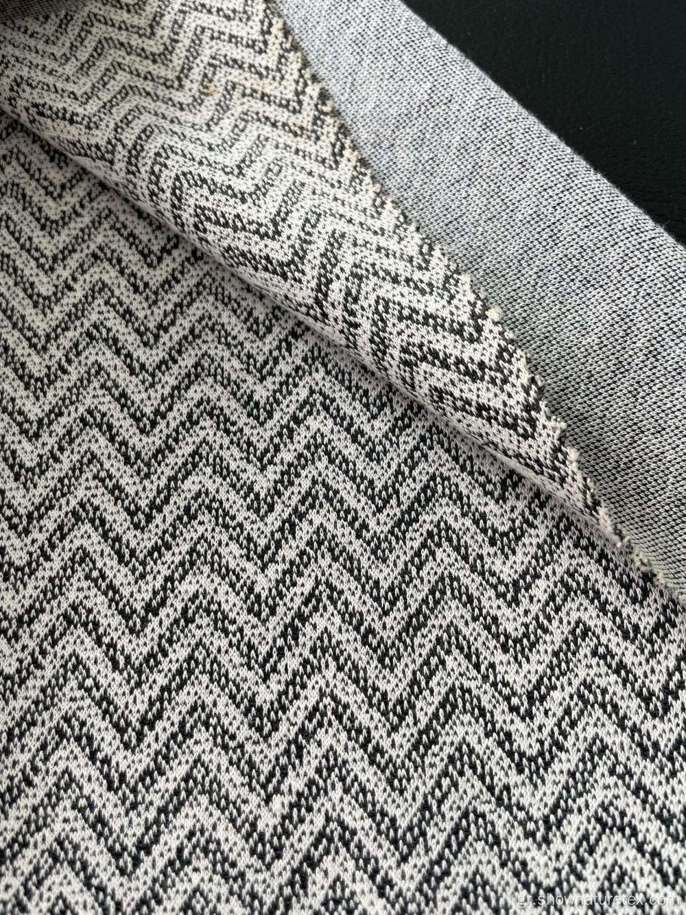 Herringbone Knit Interlock Jacquard