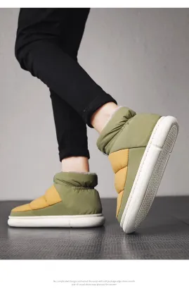 plush boots ankle boots winter