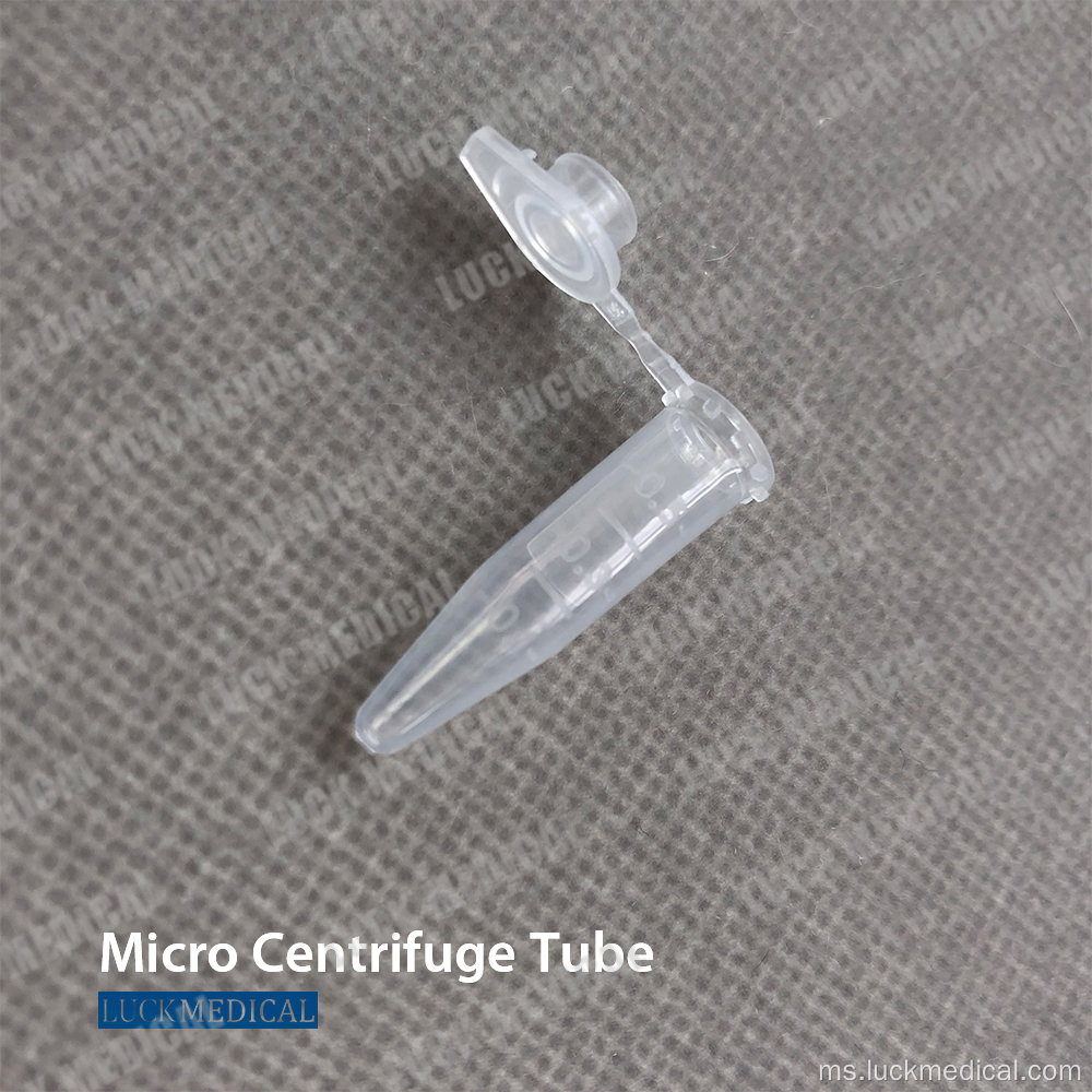 Tiub microcentrifuge plastik sekali pakai