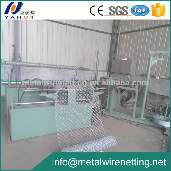 China Manufacturer Double Wire Fully-automatic Chain Link Fence Machine