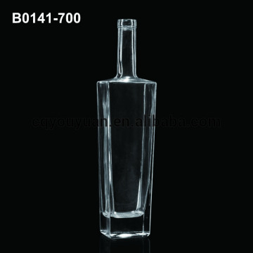 Fancy Rum Bottle White Rum Clear Glass Rum Bottles 700 ML