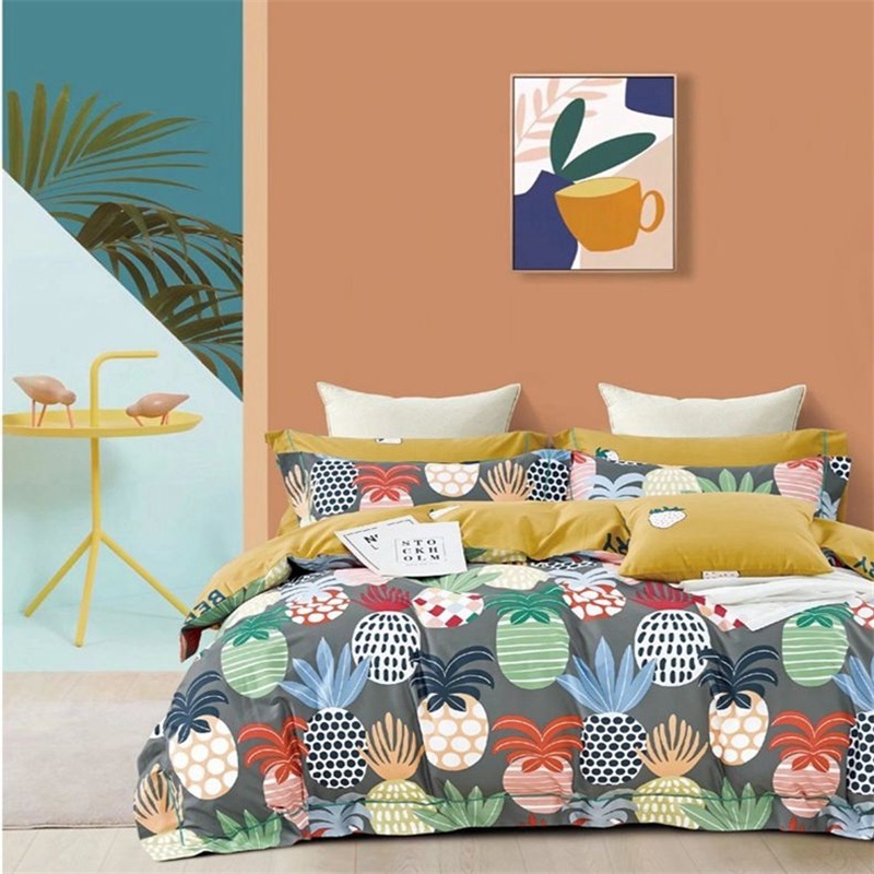 Luxury 100% Cotton Duvet Cover Bedding Sets for Hotels - 7 Piece Comforter