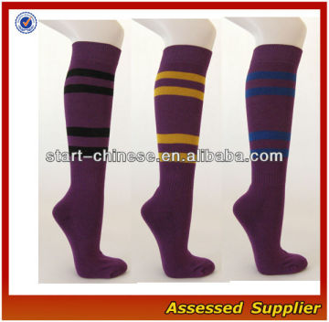Colorful Striped Women Knee High Sock/Sexy Girl Knee Socks
