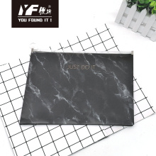 Marbling style PP zipper file holder