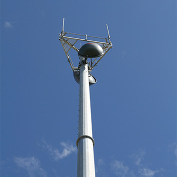 Hot Dip γαλβανισμένη 25m High Mast Steel Pole