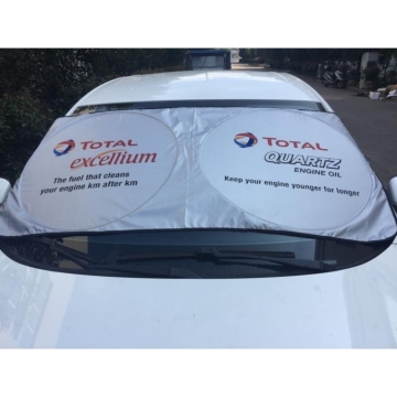 Custom Polyester Foldable Car Sun Shade