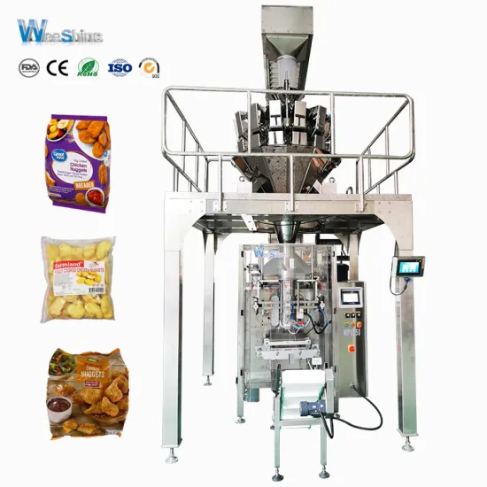 750G 1KG 2KG Frozen Chicken Nuggets Packaging Machine