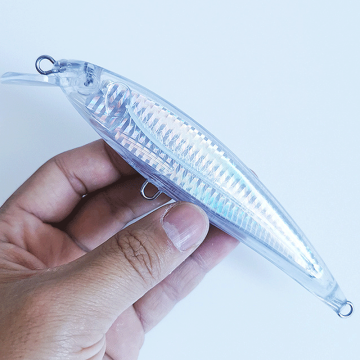 Yozuri Pencil Hard Crankbait Bodies Blanks - Unpainted Minnow Lures (15.5cm, 38g)