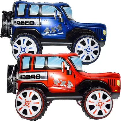 Off-road vehicle aluminum foil balloon