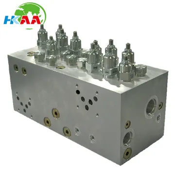 professional factory custom milling aluminum hydraulic manifold valve body