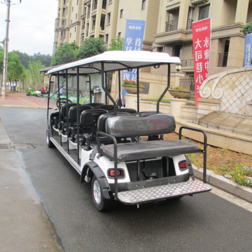 Carro de golf para el transporte turístico de turismo