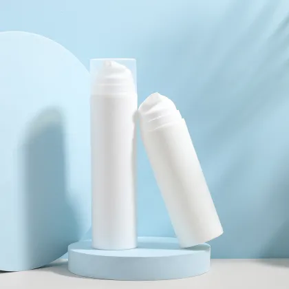 Airless Cosmetic Lotion Pump Bottles Plastic Serum Bottles