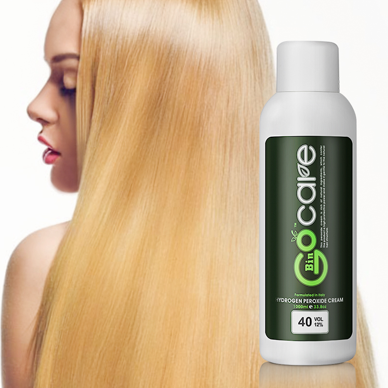Gocare Private Label Peroxide Hydrogen Oxidant Cream Professional Hair Developer With Argan Oil