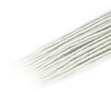 Massive synthetische Faux Locs in Metallic-Silber SILBER