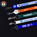 Benutzerdefinierte doppelseitige Siebdruckmedaille Lanyard