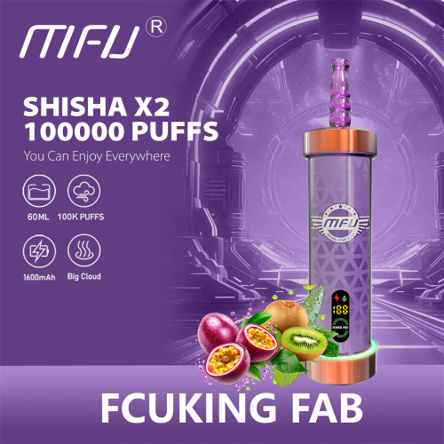 MFU SHISHA X2 60k & 100k puffs ЕС на едро