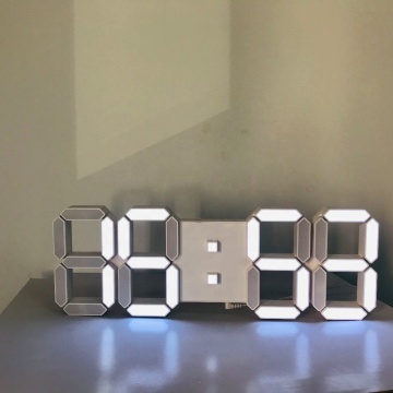 2022 Amazon Top Seller Cheap Temperature Night Light 3D LED Digital Table Wall Clock - Home Decoration