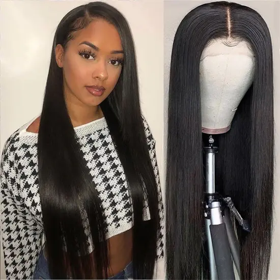 Wholesale Indian Unprocessed Raw Remy Lace Frontal Wig, Virgin Cuticle Aligned Peruvian Human Hair Front Lace Front Wigs