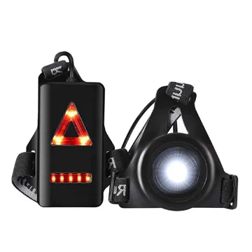 Rechargeable Vest Light Chest Back Safety Warning Light