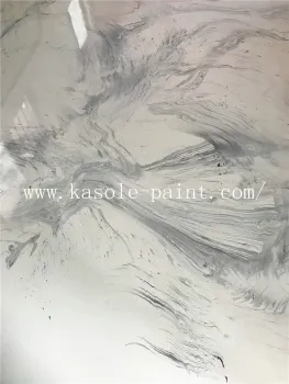 Art epoxy self-leveling floor