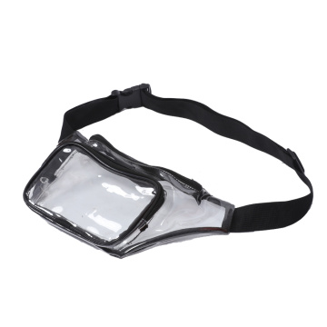Bolsa de ombro à prova d&#39;água de PVC pacote de cintura transparente