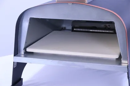 Professional Restaurant Tabletop Pizzaofen Holz Stove Pizza Oven Burner Bbq Grill Charcoal Pizza Oven