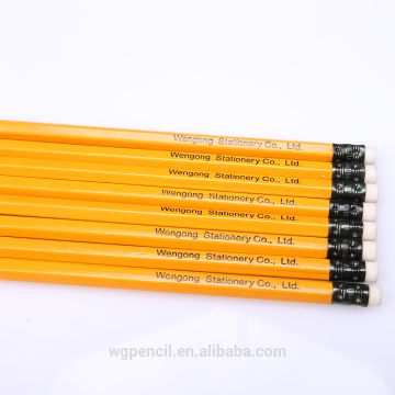 High Quality hb pencil graphite lead with eraser top