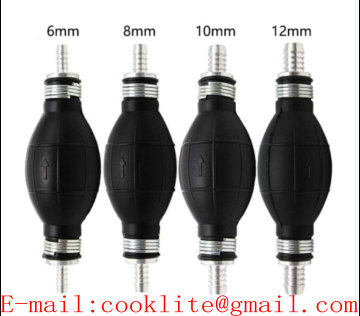 Manual Oil Pump NBR Rubber Primer Bulb Hand Fuel Suction Pump Siphon Pumping Hose