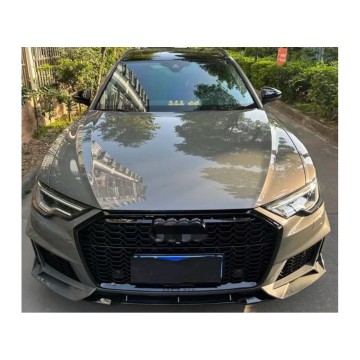 MTM Style PP Material Body Kit για Audi A6 C8 - Hot Selling Front Bumper Grille &amp; Back Lip Extaust Kit