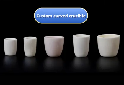 99% Dry Pot Alumina Porcelain Crucible - Arc Alumina Crucible for Laboratory