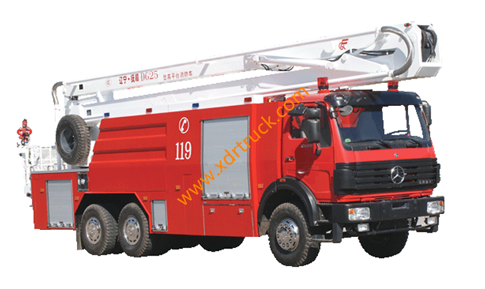 steyr aerial fire truck
