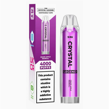 Cystal Legend 4000 Puffs Disposable Vape Bar Wholesale